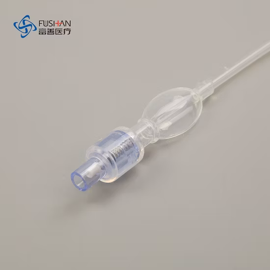 Máscara laríngea de silicone reforçada descartável com mola de aço inoxidável com manguito de cor de carne macia e tubo de inflação com marcação CE e ISO13485 FDA