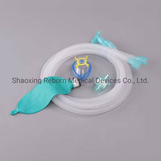 Circuito de anestesia corrugado descartável de alta qualidade com marcação CE e ISO para uso hospitalar
