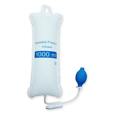 Conjunto de manguito infusor de pressão arterial, saco de infusão de pressão de emergência 500 ml 1000 ml para ambulância