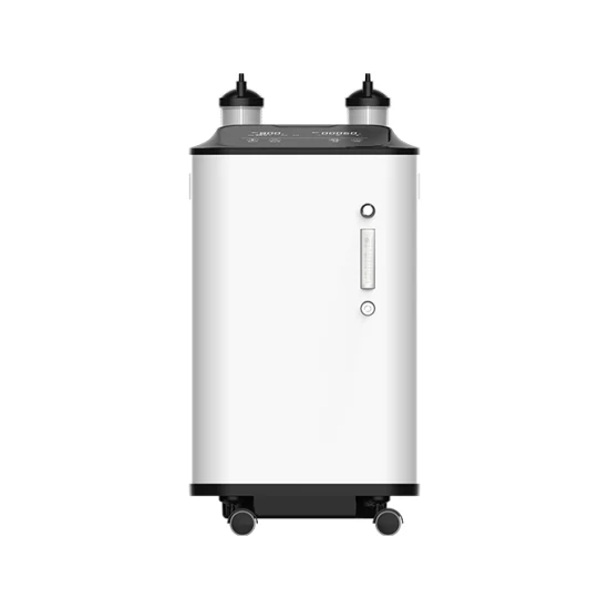 Concentrador de oxigênio nebulizador de ultra baixo ruído 5L com fluxo ajustável e monitor de pureza