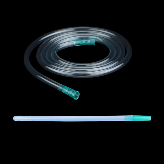 Tubo de conexão de sucção descartável de PVC estéril médico Tubo de cateter de conexão de silicone de 1,8 m